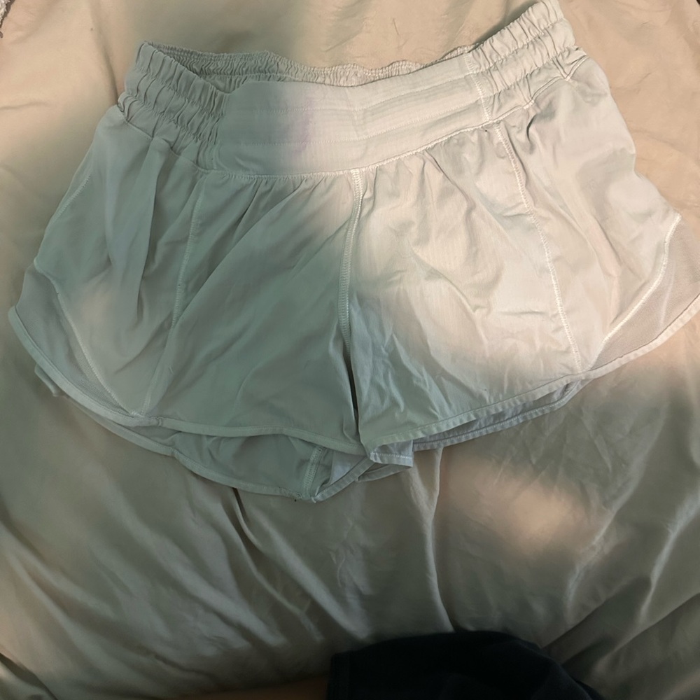 Women's White Athletic Shorts